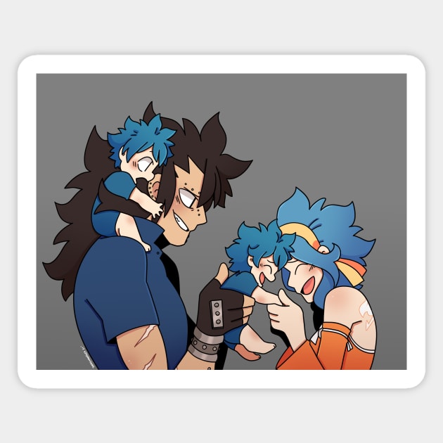 Gajevy family Sticker by Dragnoodles